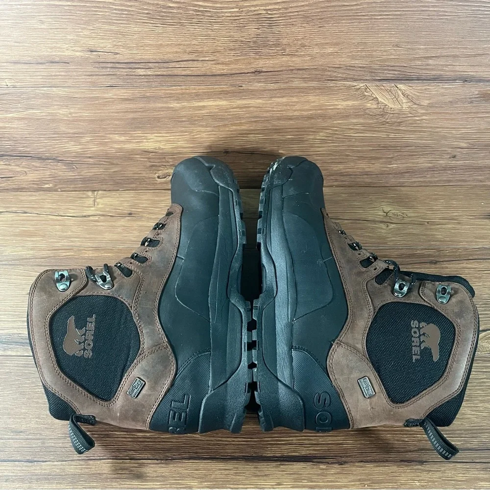 Sorel Paxson Outdry Leather Waterproof Boots Lace Up Shoes‎ Men’s Size 14